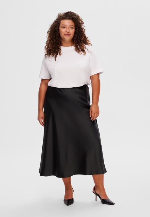 Actual product image Selected Femme Satin Midi Skirt (42)
