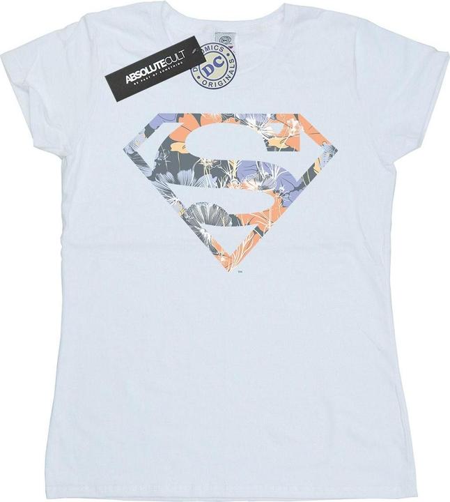 Superman Floral Logo 2 TShirt