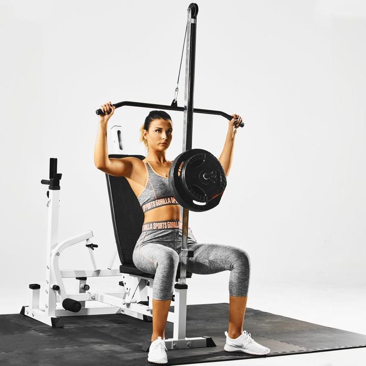 Image du produit Gorilla Sports Tour de traction latissimus pour banc de musculation Universal
