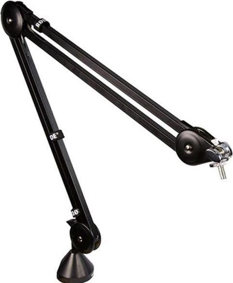 Actual product image RØDE PSA-1 desktop microphone arm with Vesa mount and microfibre cloth