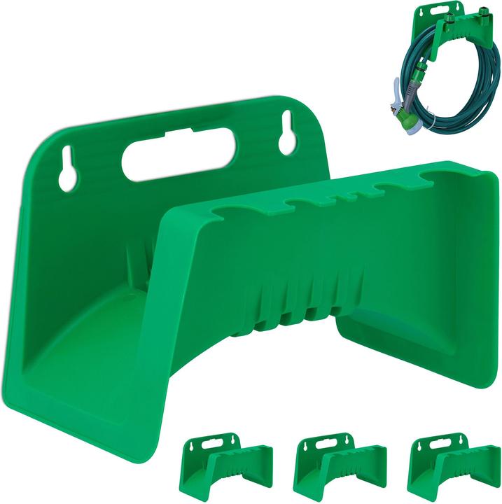 Relaxdays 4x hose holder (10 m)