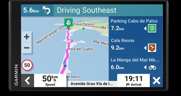 Actual product image Garmin CamperVan (6.95")