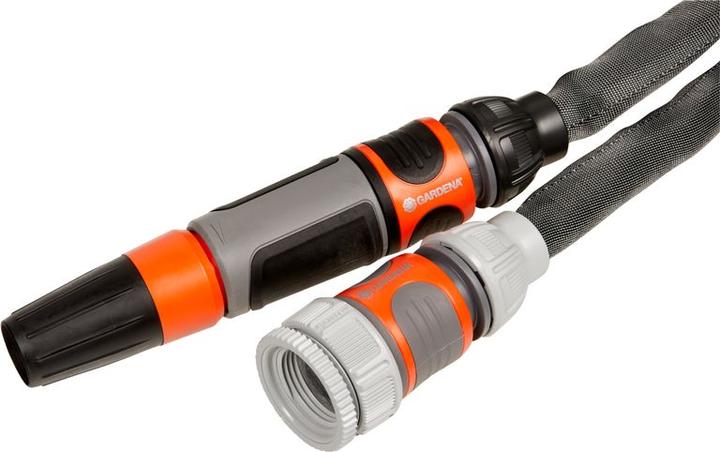 Image du produit Gardena Tuyau textile Liano 15m avec support de tuyau mural -Action (15 m, 13 mm)