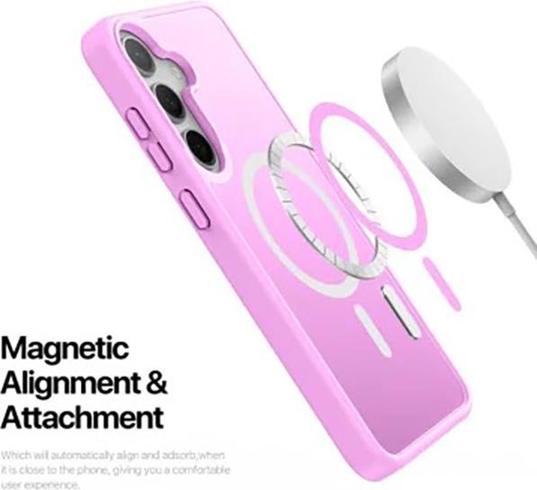 Produktbild Samsung Galaxy S25 Plus - Ducis Yind Series mit Magsafe in pink (Samsung Galaxy S25+)
