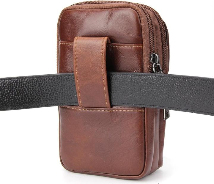 Produktbild Cover-Discount Universal - Doppel Zipper Gurttasche braun
