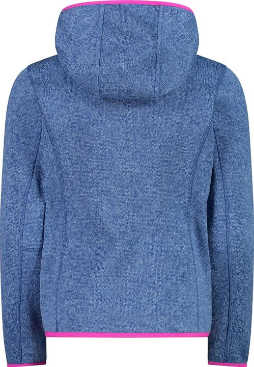 Actual product image CMP Campagnolo Girl's Jacket Fix Hood Jacquard Knitted 3H19825 (116)