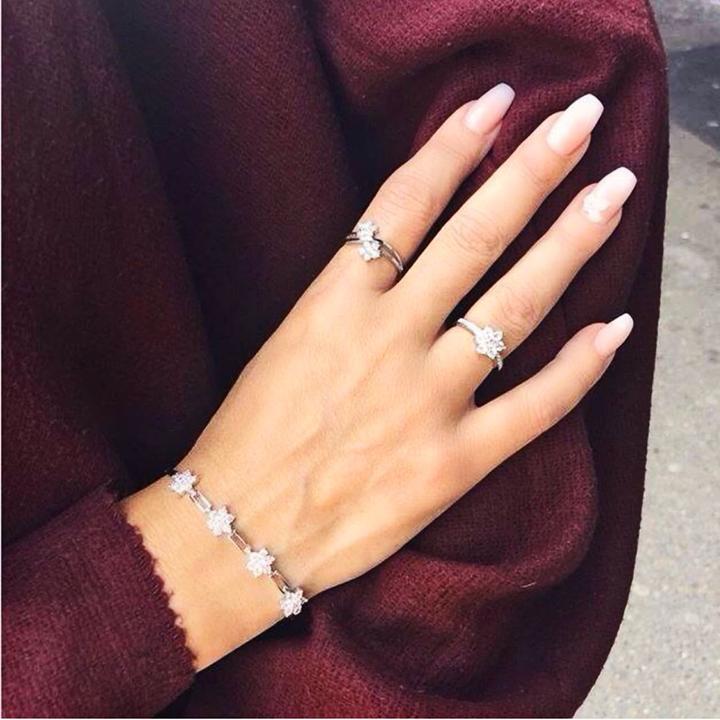 Immagine prodotto Candy Anello con fiori di ciliegio, argento 925 (60, 925 Argento)