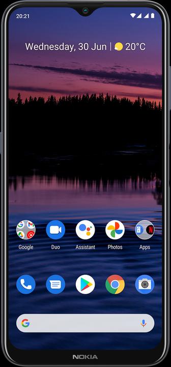 Actual product image Nokia G20 (128 GB, Night, 6.51", Dual SIM + SD, 48 Mpx, 4G)