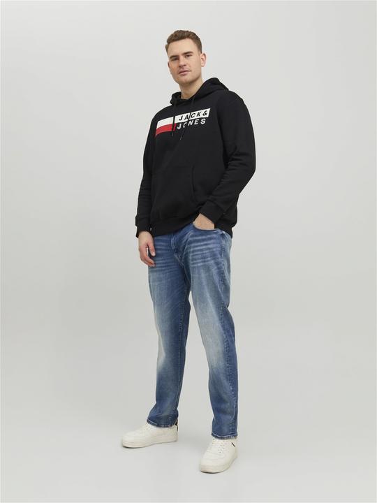 Actual product image Jack & Jones Basic Logo Plus Size Hoodie (5XL)