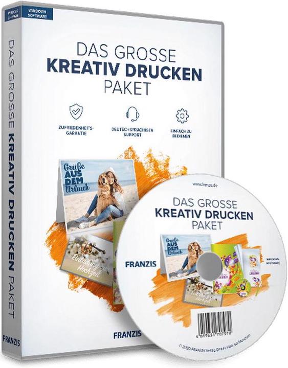 Produktbild Franzis Grafik-Software Das grosse kreativ Drucken Paket (1 User, unbegrenzt)