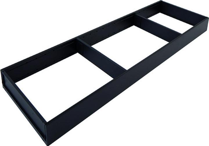 Actual product image Blum Ambia-Line drawer frame wide - 622x200x50mm, matt silk white steel