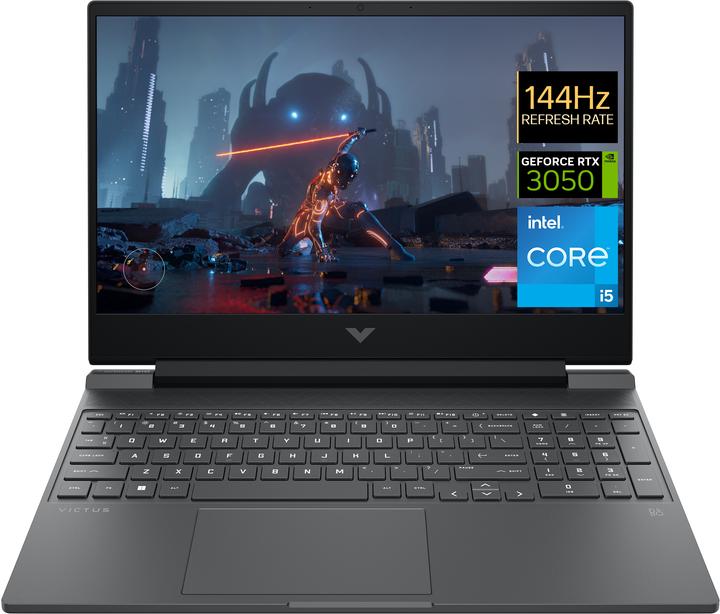 Produktbild HP Victus 15 Core i5-12450H | 15,6"-144Hz | 16GB | 512GB | W11H | RTX3050 (15.60", Intel Core i5-12450H, 16 GB, 512 GB)