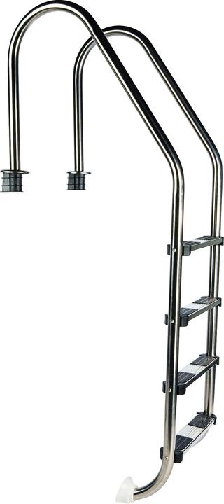 Image du produit Poolomio Echelle suspendue en acier inoxydable | 4 marches | modèle standard