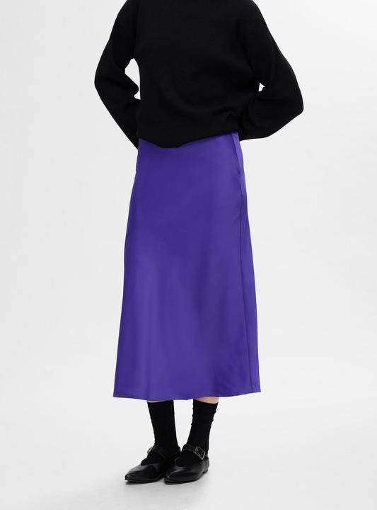 Actual product image Selected Femme Satin Midi Skirt (36)