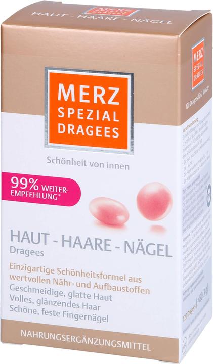 Produktbild Merz Spezial Dragees Haut-Haare-Nägel, 120 St. Tabletten