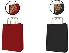 Immagine prodotto Agipa Borsa di carta - in carta kraft, piccola, rossa (1 Pezzo/i)