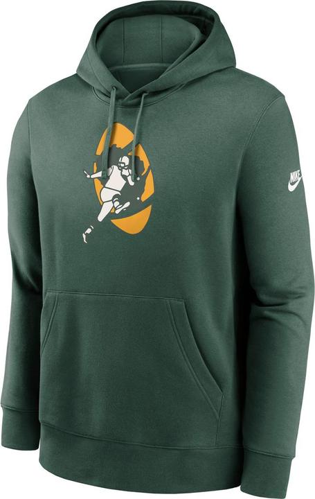 Nike Green Bay Packers Club Fleece Hoodie M (M)