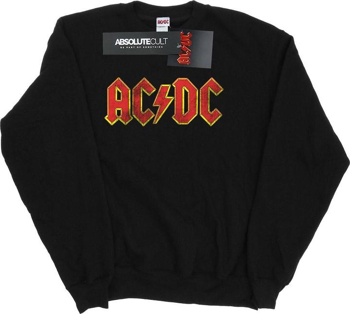 Immagine prodotto AC/DC Distressed Red Logo Felpa Ragazze (152, 158)