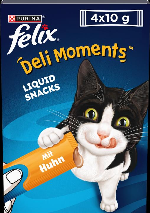 Image du produit Felix Deli Moments Délicieuses friandises au poulet (Adulte, 160 g)