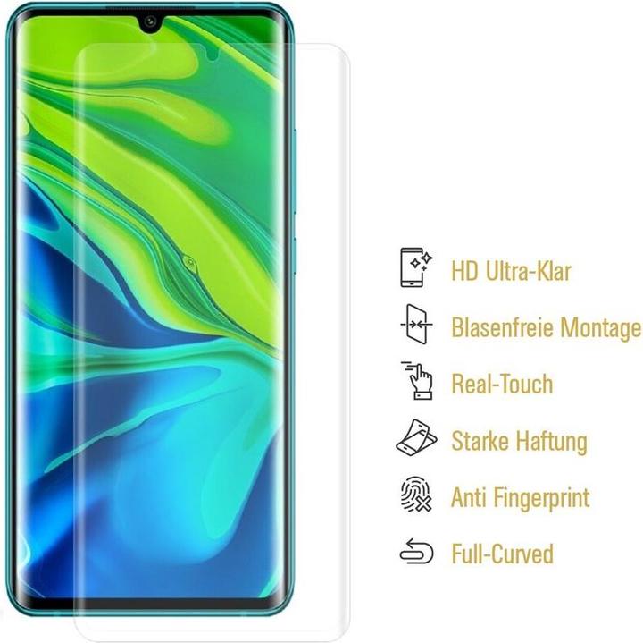 Produktbild Protectorking 4x Premium Displayschutzfolie 3D KLAR (4 Stück, Xiaomi Mi Note 10 Pro)
