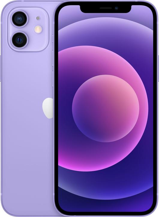 Actual product image Apple iPhone 12 (64 GB, Purple, 6.10", SIM + eSIM, 12 Mpx, 5G)