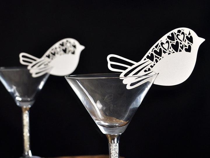 Produktbild Tischkarte Vogel 1 (10 Stück)