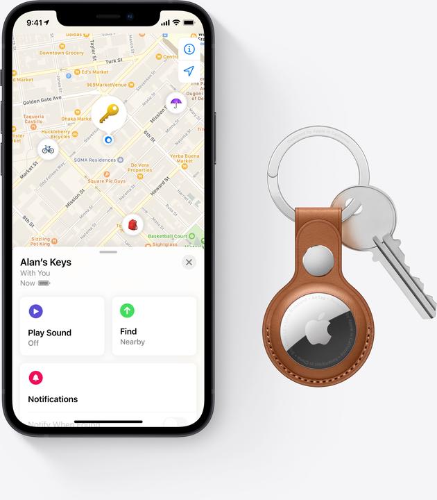 Productafbeelding Apple AirTag (4 pak) (iOS)