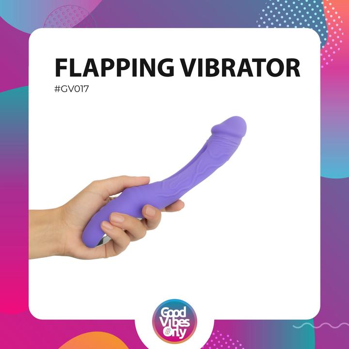 Productafbeelding Good Vibes Only Vlas - Vibrerende dildo met stimulator op punt G