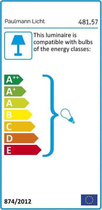 Energie-Label Pauleen Crystal Velours (E14)
