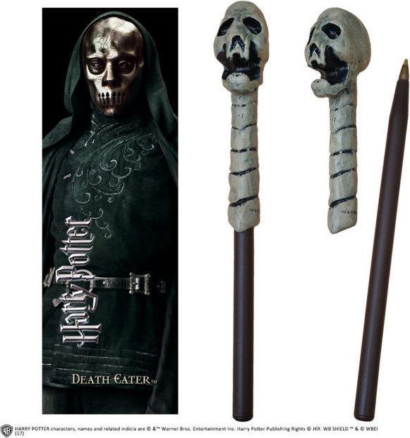 Image du produit Noble Collection Harry Potter - Stylo mural et marque-page des Mangemorts