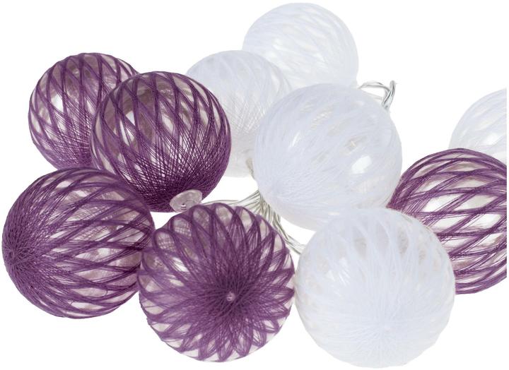 Image du produit Cocon Guirlande lumineuse LED violet/blanc, 175 cm (1.75 m)