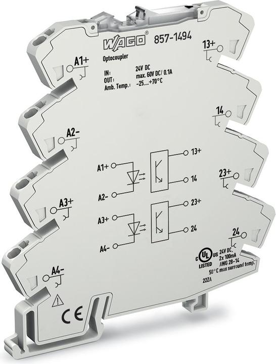Actual product image Wago Optocoupler relay 1 pc 857-14