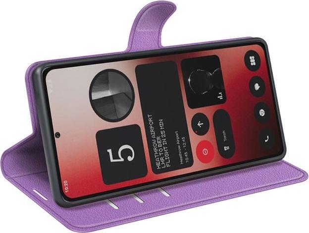 Image du produit MU Classic Série de couvertures de livres en cuir Litchi (Nothing Phone (2a))