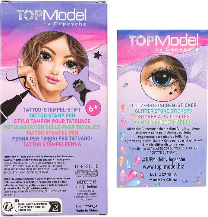 Immagine prodotto Top Model TOPModel - Penna per tatuaggi con pietre glitterate BEAUTY and ME ( 0412745 )
