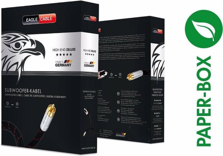 Produktbild Eagle Cable High End Deluxe Subwooferkabel (2 m, Cinch)