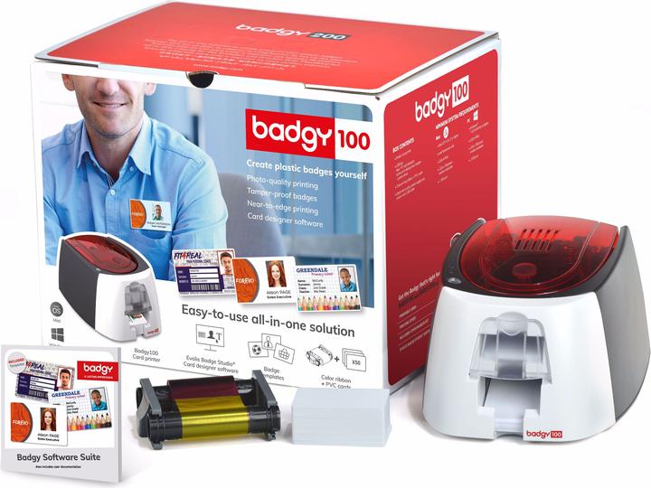 Actual product image Evolis Badgy 100 (300 dpi)