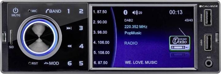 Actual product image Caliber RMD402DAB-BT (Android car)