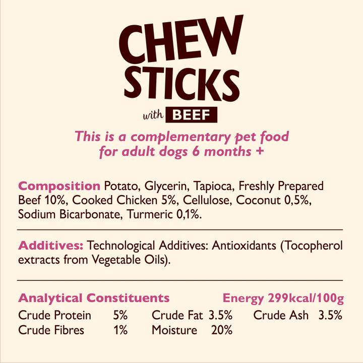 Actual product image Lily's Kitchen Chewing stick beef (Adult, 1 pcs., 120 g)