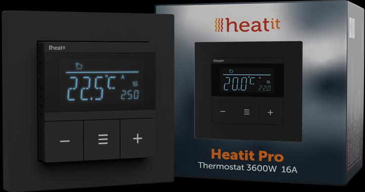 Produktbild Heatit Pro Thermostat (Black Matt)