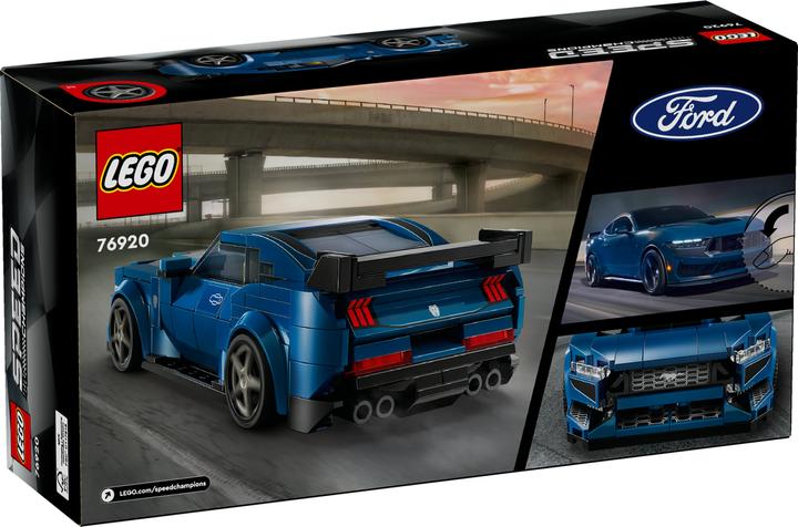 Immagine prodotto LEGO Ford Mustang, l'auto sportiva del Cavallo Nero (76920, LEGO Speed Champions)