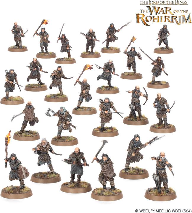Games Workshop Warhammer Middle Earth - Hommes des Tribus Montagnardes (2024) (Kunststoff)