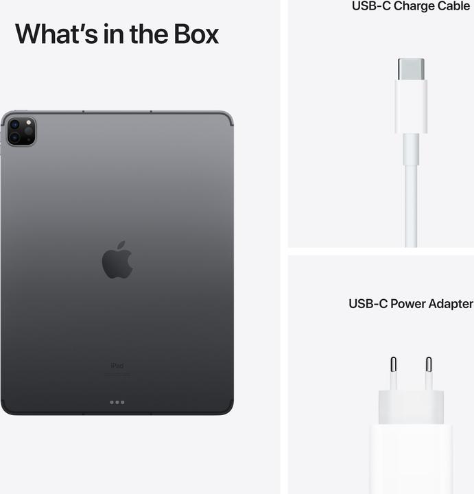 Actual product image Apple iPad Pro 2021 (5. Gen) (5G, 12.90", 1000 GB, Space grey)