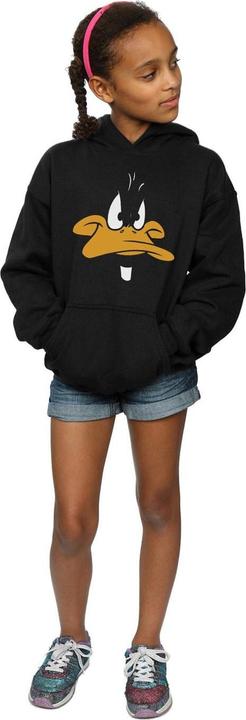Actual product image Looney Tunes Girls Daffy Duck Big Face Hoodie (152, 158)