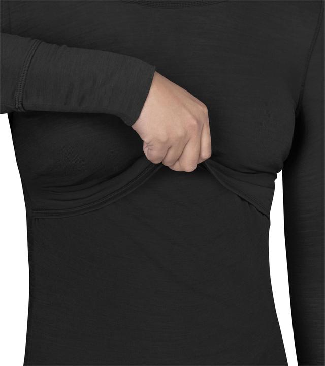 Image du produit Normani Sous-vêtements en mérinos - Ensemble de maternité - T-shirt à manches longues et caleçon - 8795 (XL)
