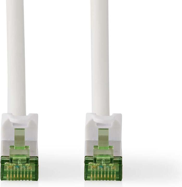 Image du produit Nedis CCGP85420WT30 Câble Cat 7 PiMF RJ45 mâle RJ45 mâle 3.00 m Rond LSZH Blanc Sac plastique (S/FTP, CAT7, 3 m)