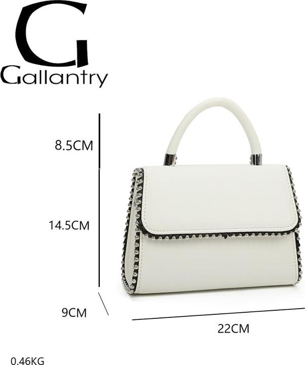 Produktbild Gallantry Elegancy Handtasche mit Nieten (15 l)