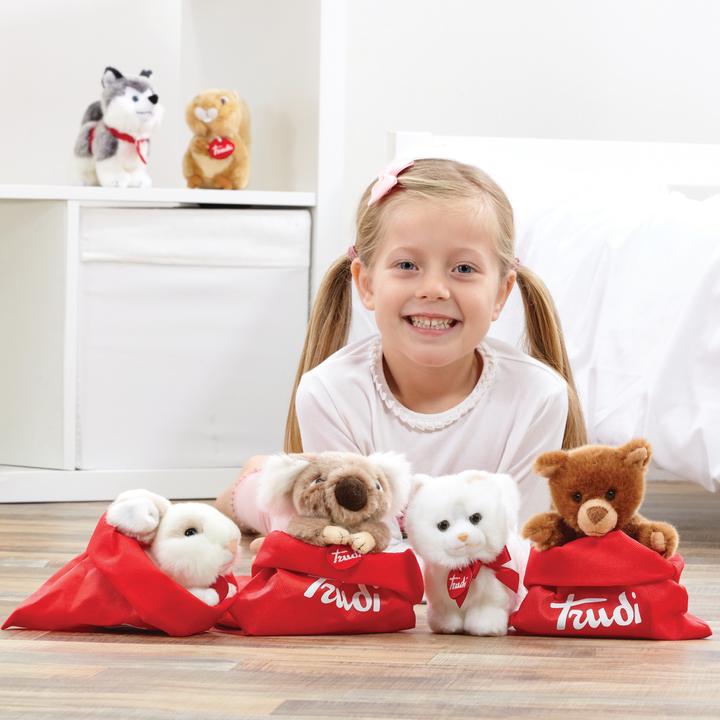 Produktbild Trudi Marienkäfer Trudini Plüsch, 12-15 cm, in rotem Stoffbeutel, ab 0 Jahren (15 cm)