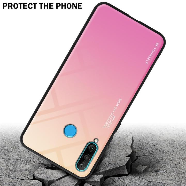 Actual product image Cadorabo TPU 2 colors glass cover (Huawei P30 Lite)