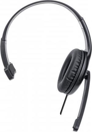 Actual product image Manhattan Headset Mono USB-A Over-Ear- (Cable, USB-A)