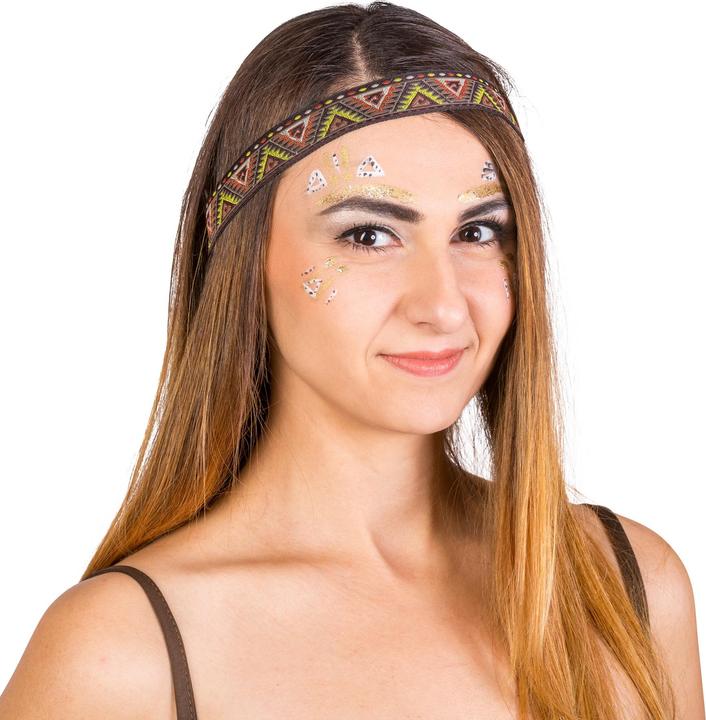 Immagine prodotto tectake Vestito sexy da indiana con fascia per capelli (S)
